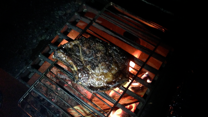 Illustration for article titled How To Cook A Steak Over A Campfire